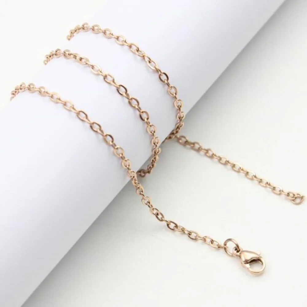 Rose Gold Heart Stainless Steel Essential Oil Aromatherapy Necklace - Picture 6 of 8
